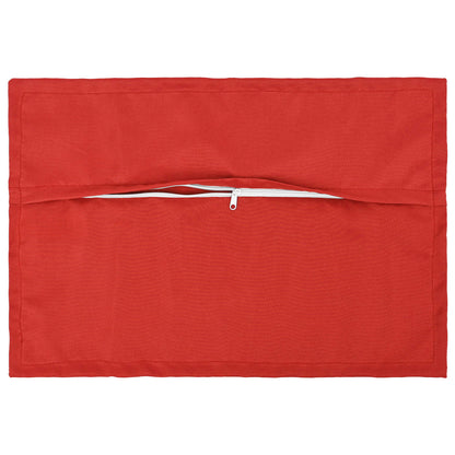 Cuscino con cuscino HOUTEN 2 pz Rosso Poliestere