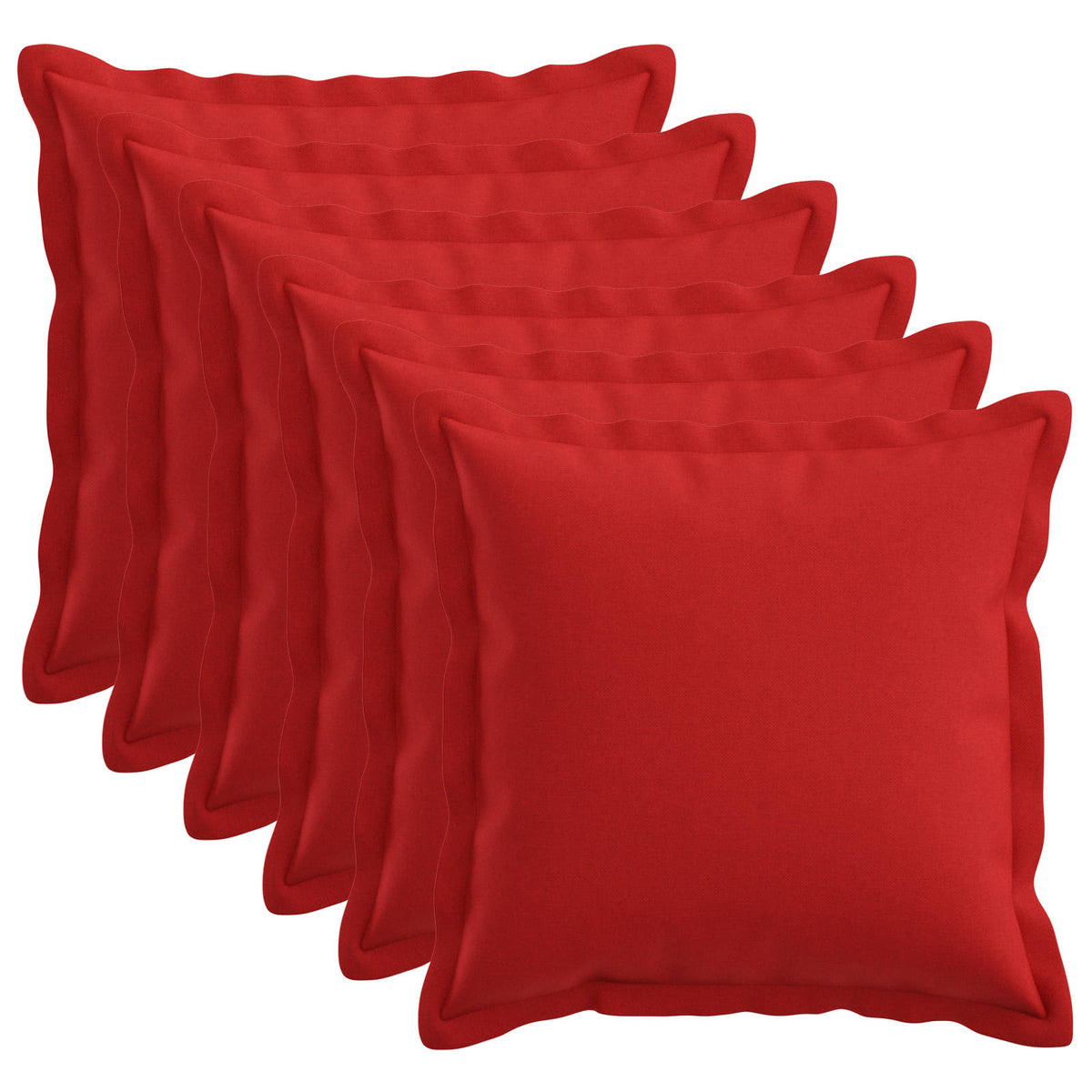 Cuscino con cuscino HOUTEN 6 pz Rosso Lino | homemem39
