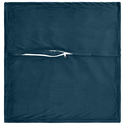 Cuscino con cuscino HOUTEN 6 pz Blu Velluto | homemem39