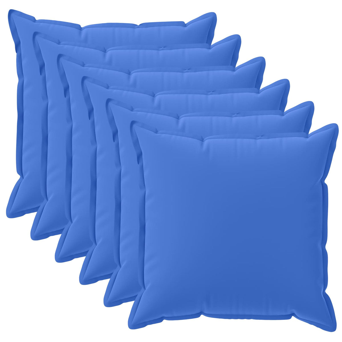 Cuscino con cuscino HOUTEN 6 pz Blu Reale Poliestere | homemem39