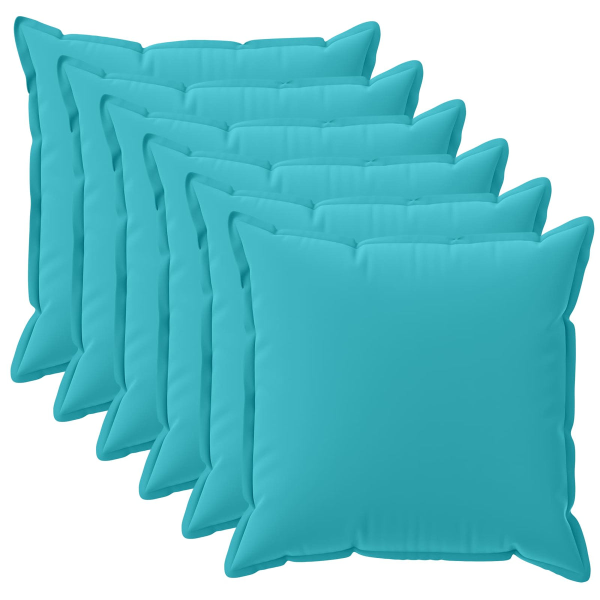 Cuscino con cuscino HOUTEN 6 pz Turchese Poliestere