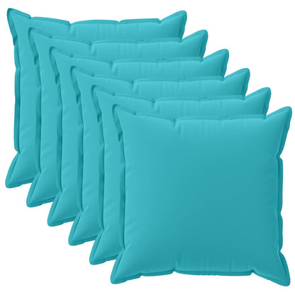 Cuscino con cuscino HOUTEN 6 pz Turchese Poliestere