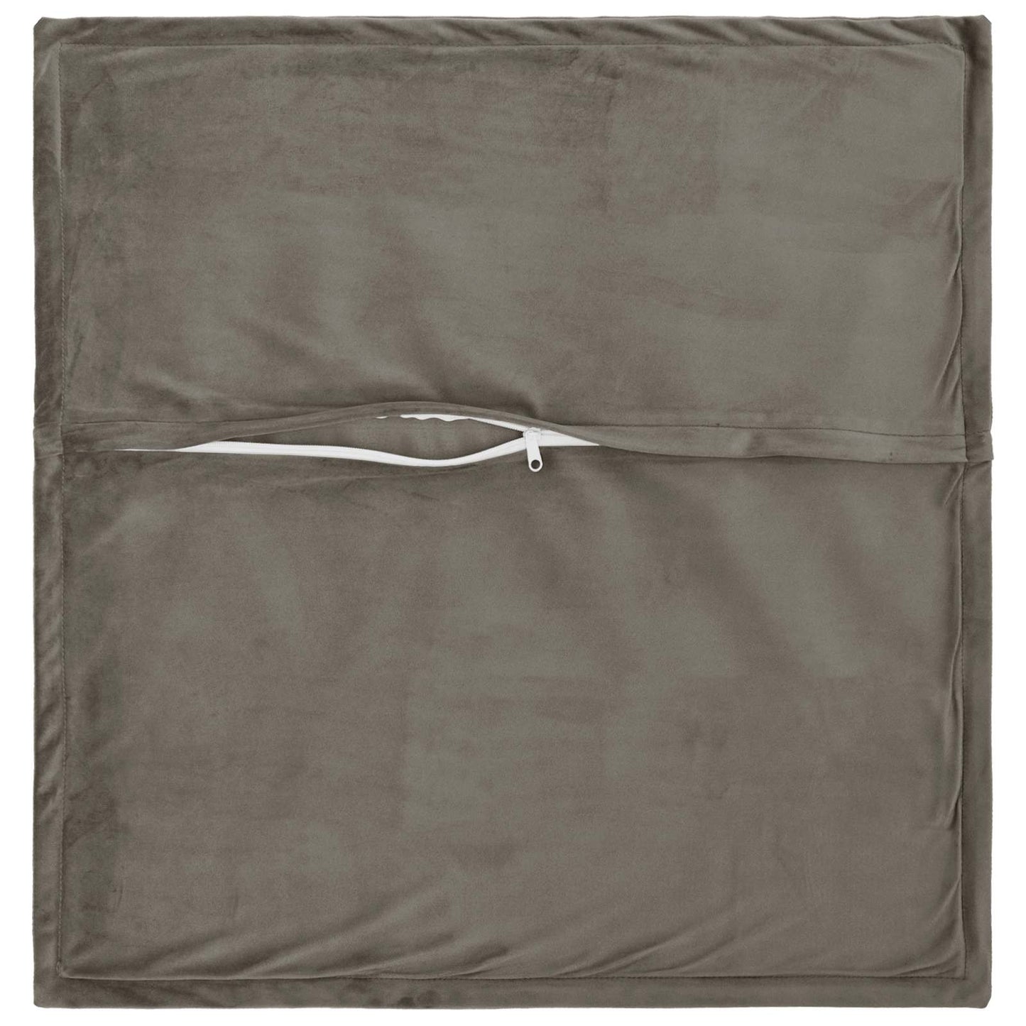 Cuscino con cuscino HOUTEN 6 pz Grigio Chiaro Velluto | homemem39