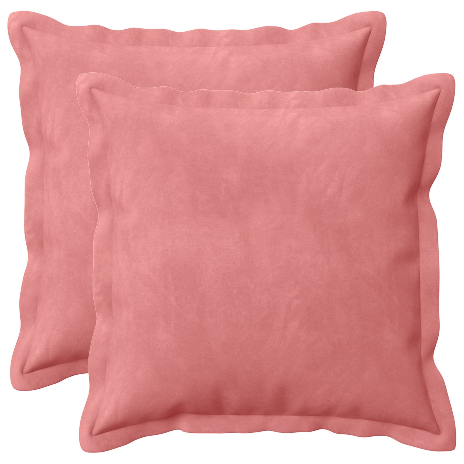 Cuscino con cuscino HOUTEN 2 pz Rosa Velluto | homemem39