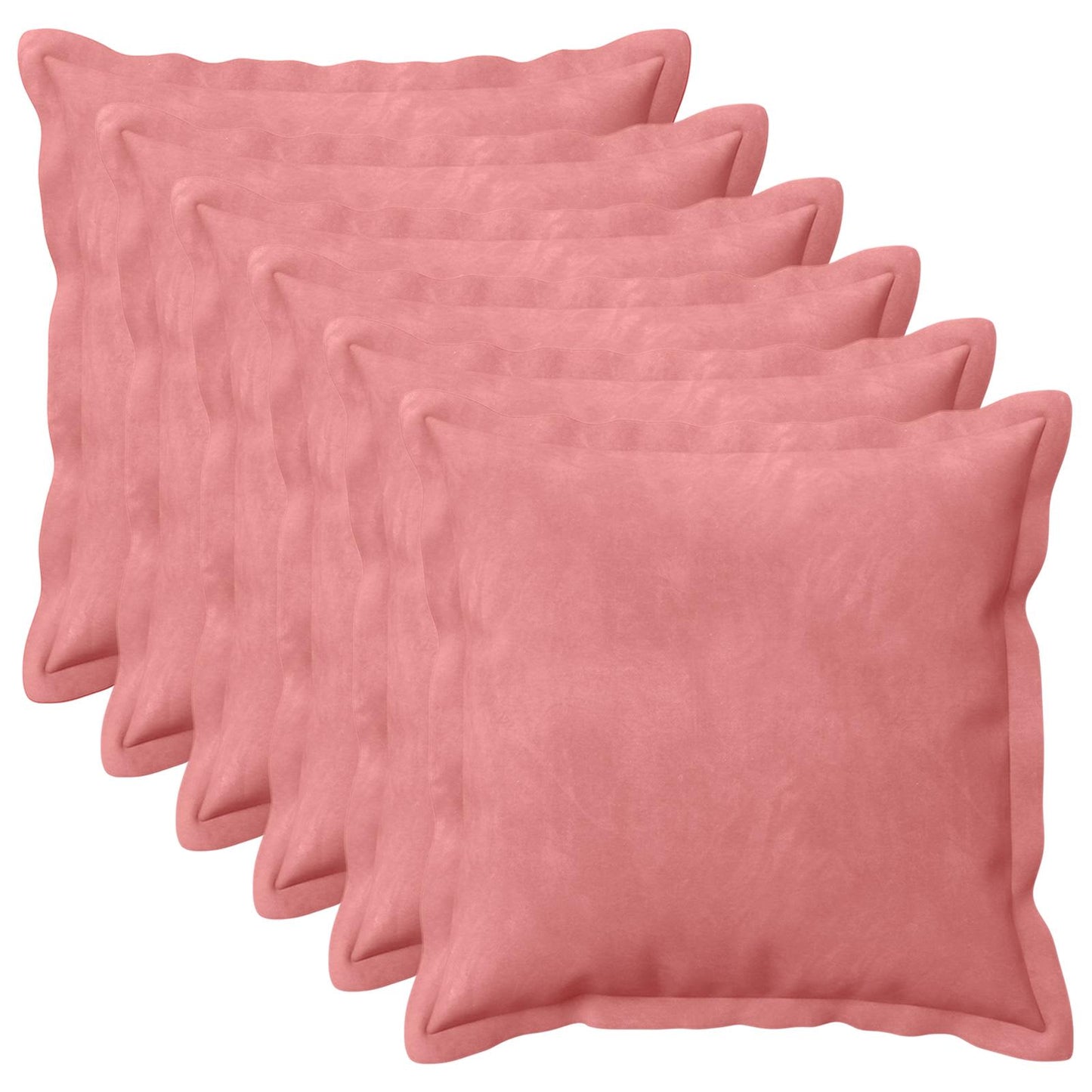 Cuscino con cuscino HOUTEN 6 pz Rosa Velluto | homemem39