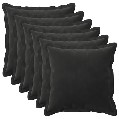 Cuscino con cuscino HOUTEN 6 pz Nero Velluto