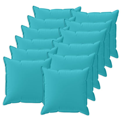 Cuscino 12 pz HOUTEN Turchese 40 x 40 cm Poliestere