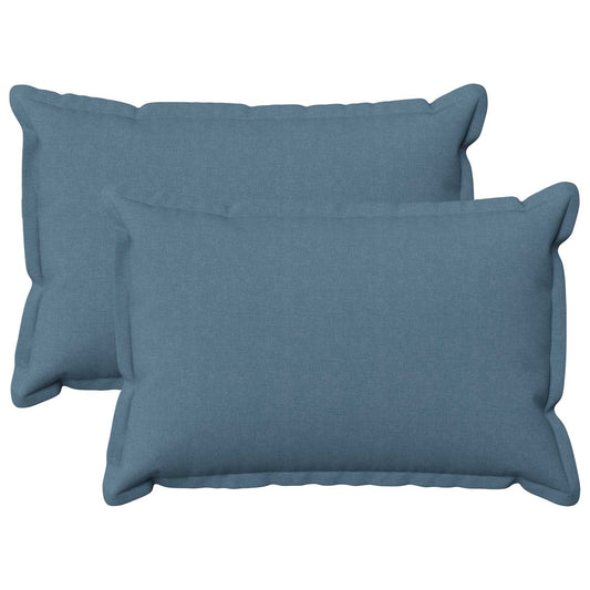 Cuscino con cuscino HOUTEN 2 pz Blu jeans Lino | homemem39