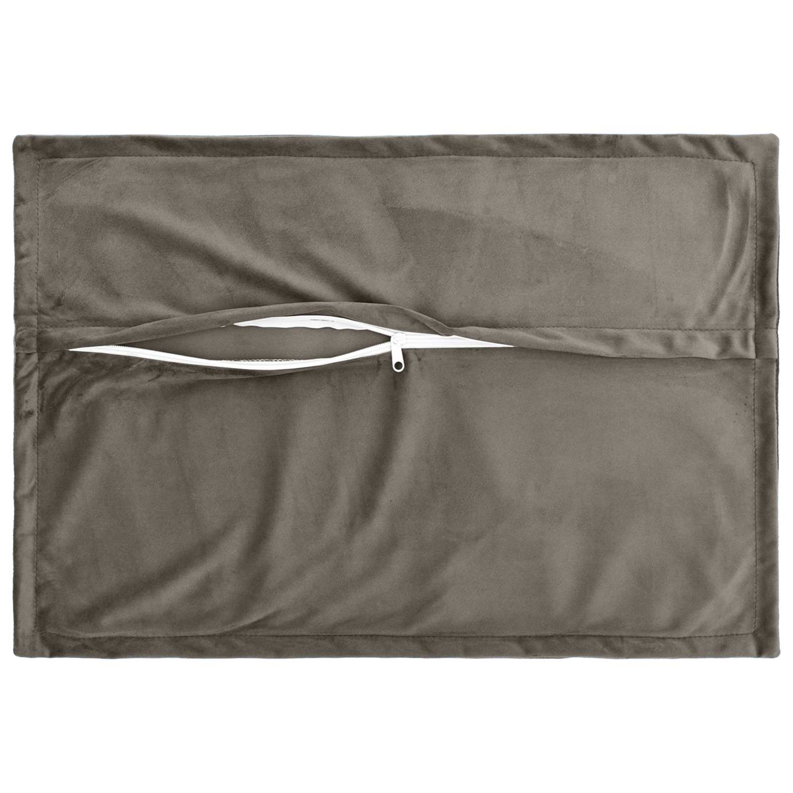 Cuscino con cuscino HOUTEN 6 pz Grigio Chiaro Velluto | homemem39