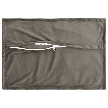 Cuscino con cuscino HOUTEN 6 pz Grigio Chiaro Velluto | homemem39