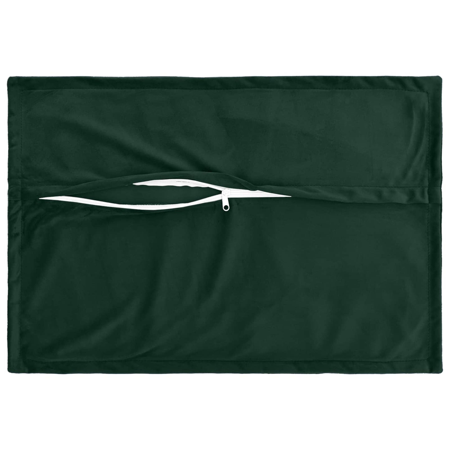 Cuscino con cuscino HOUTEN 6 pz Verde Scuro Velluto | homemem39