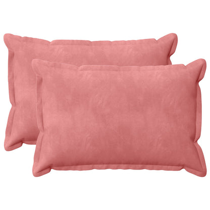 Cuscino con cuscino HOUTEN 2 pz Rosa Velluto | homemem39