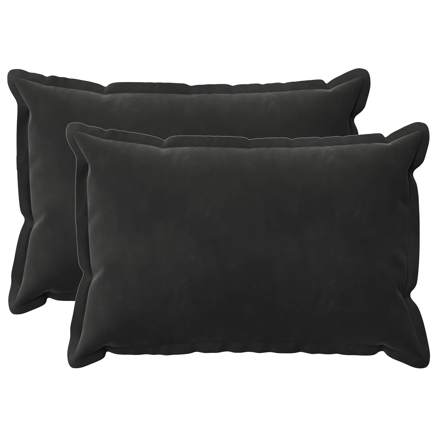Cuscino con cuscino HOUTEN 2 pz Nero Velluto | homemem39