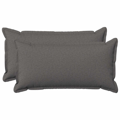 Cuscino 2 pz HOUTEN Grigio Chiaro 40 x 70 cm Lino