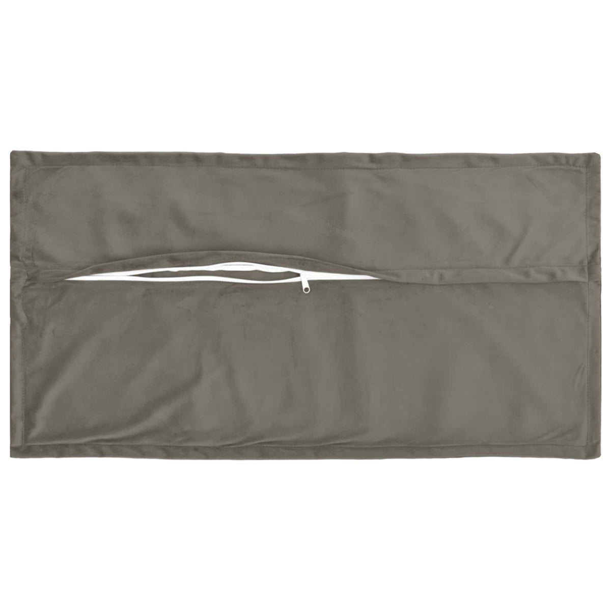 Cuscino con cuscino HOUTEN 6 pz Grigio Chiaro Velluto