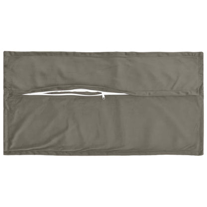Cuscino con cuscino HOUTEN 6 pz Grigio Chiaro Velluto