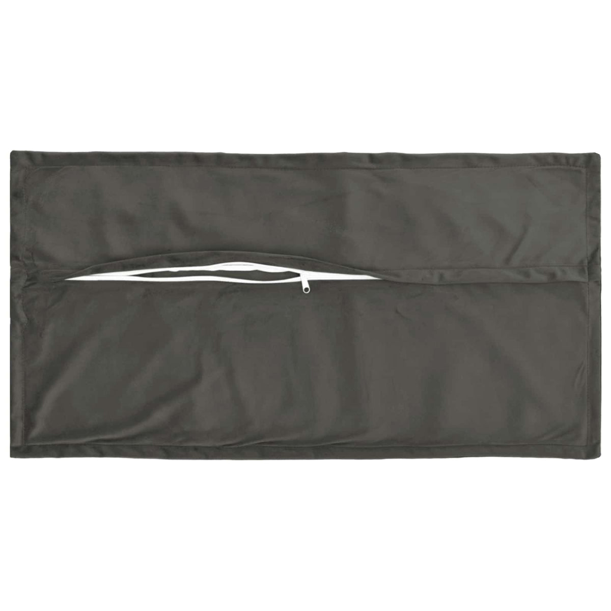 Cuscino con cuscino HOUTEN 2 pz Grigio Scuro Velluto