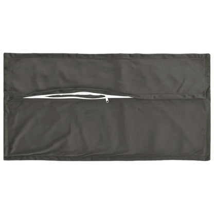 Cuscino con cuscino HOUTEN 2 pz Grigio Scuro Velluto
