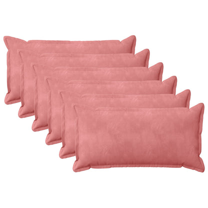 Cuscino con cuscino HOUTEN 6 pz Rosa Velluto