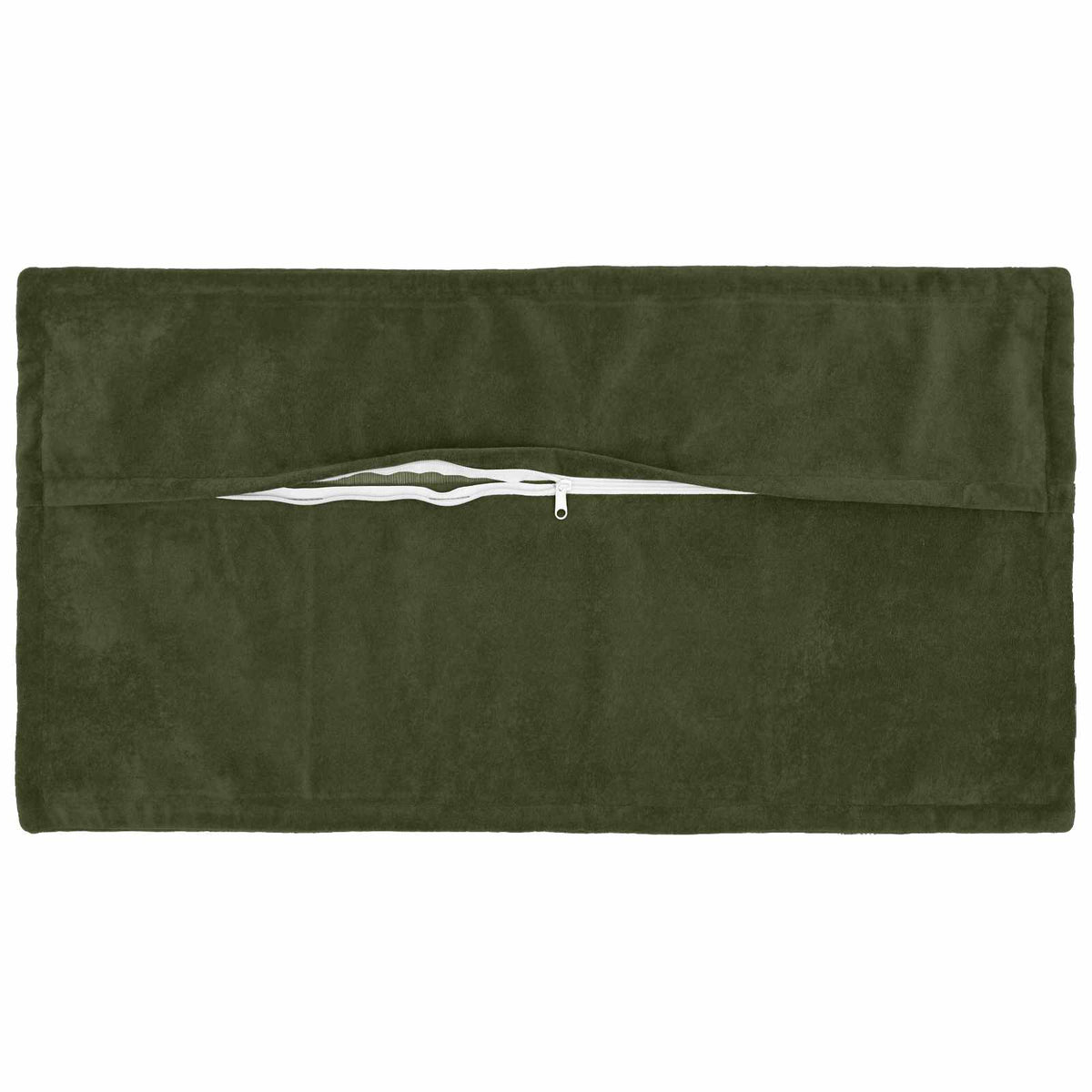 Cuscino con cuscino HOUTEN 6 pz Verde Fleece in microfibra | homemem39