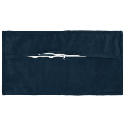 Cuscino con cuscino HOUTEN 2 pz Blu Fleece in microfibra | homemem39