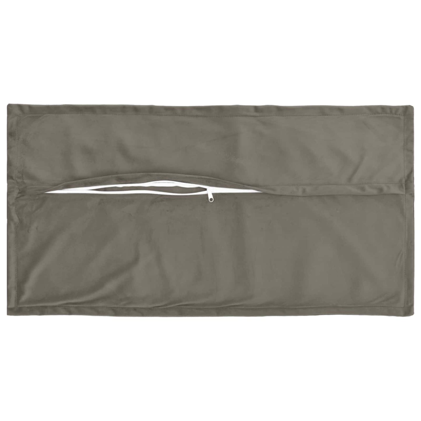 Cuscino con cuscino HOUTEN 6 pz Grigio Chiaro Velluto | homemem39