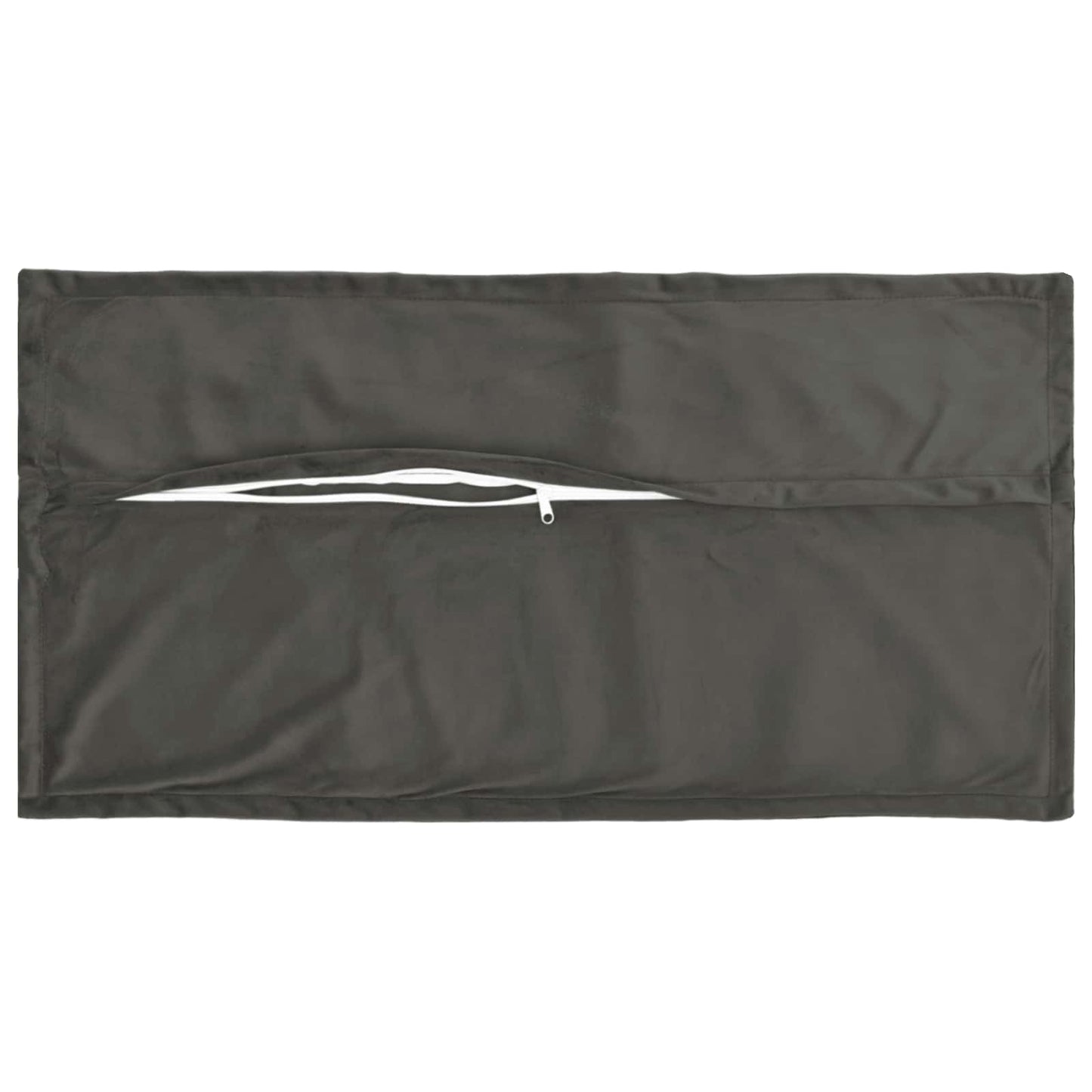 Cuscino con cuscino HOUTEN 6 pz Grigio Scuro Velluto | homemem39