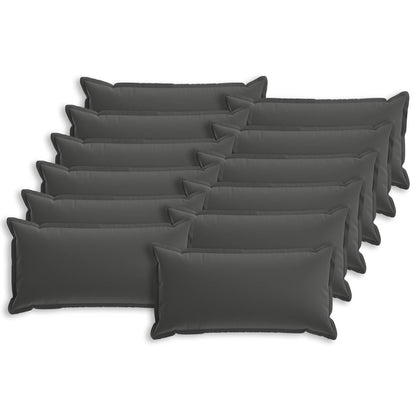 Cuscino 12 pz HOUTEN Antracite 40 x 80 cm Poliestere