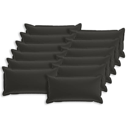Cuscino con cuscino HOUTEN 12 pz Nero Poliestere | homemem39