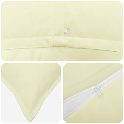 Cuscino con cuscino HOUTEN 2 pz Crema Poliestere | homemem39