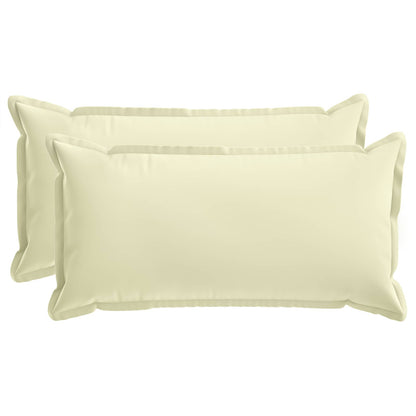 Cuscino con cuscino HOUTEN 2 pz Crema Poliestere | homemem39