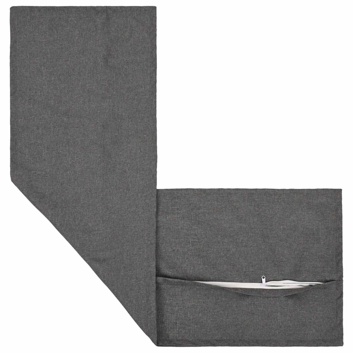 Cuscino 2 pz HOUTEN Grigio Chiaro 40 x 145 cm Lino