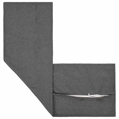 Cuscino 2 pz HOUTEN Grigio Chiaro 40 x 145 cm Lino