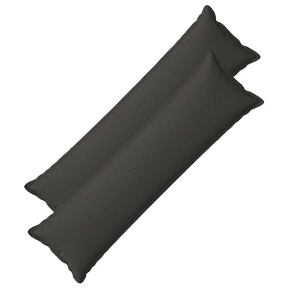 Cuscino 2 pz HOUTEN Grigio Scuro 40 x 145 cm Lino