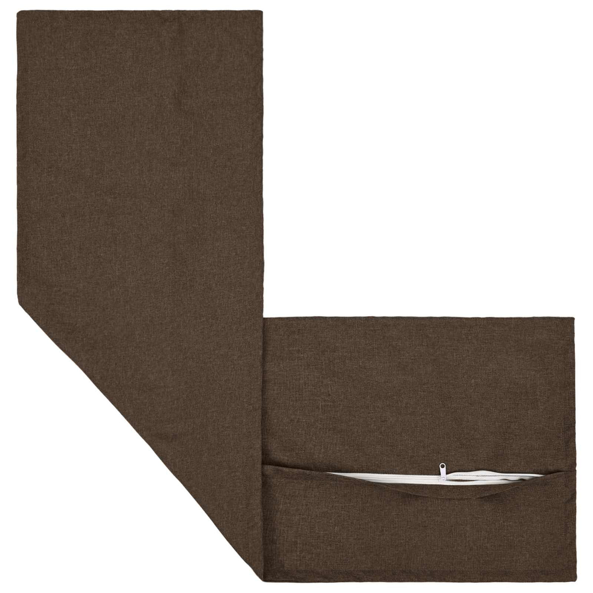 Cuscino 2 pz HOUTEN Tortora 40 x 145 cm Lino