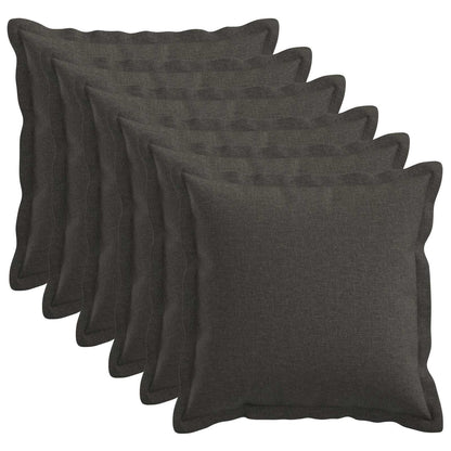 Cuscino con cuscino HOUTEN 6 pz Grigio Scuro Lino | homemem39