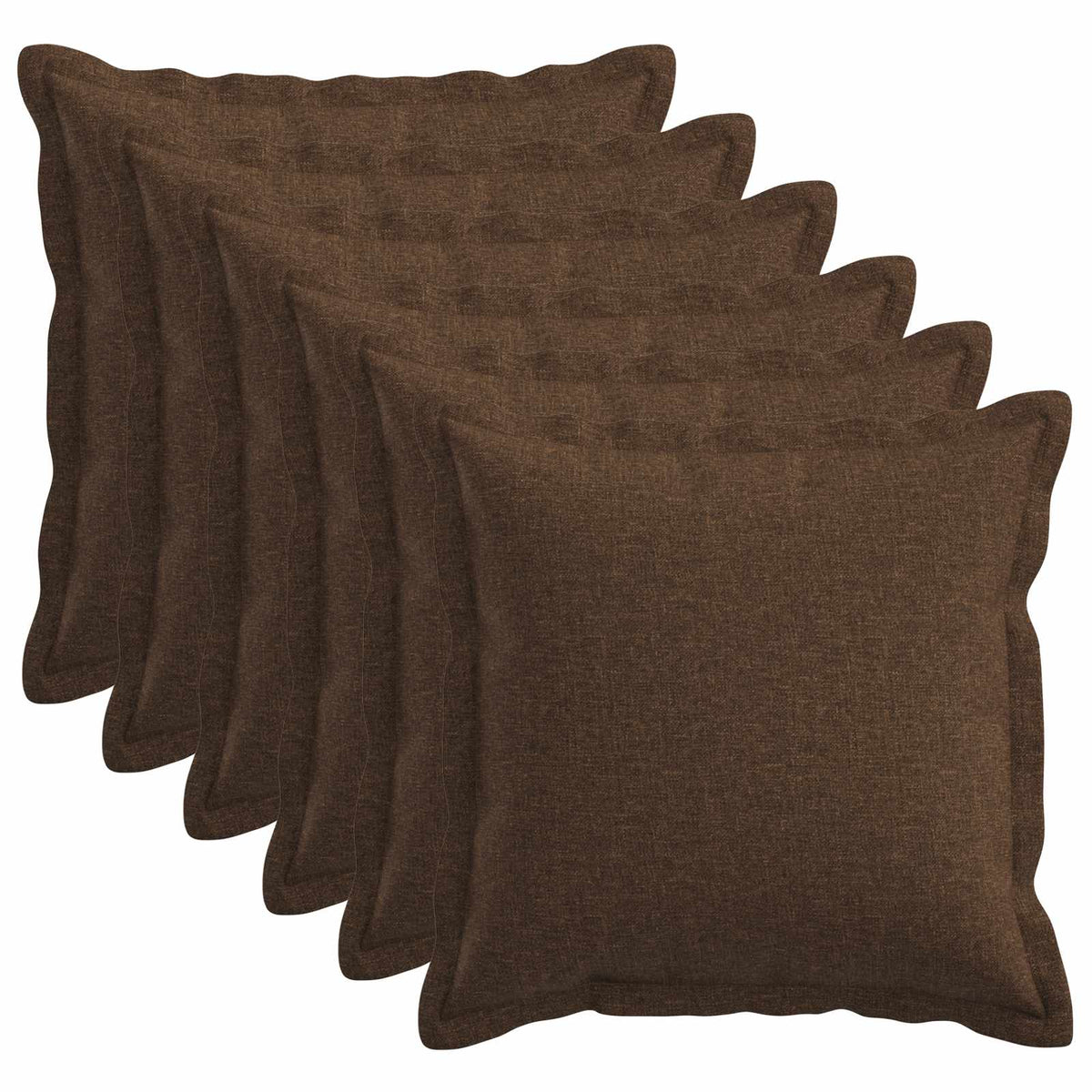 Cuscino con cuscino HOUTEN 6 pz Marrone Lino