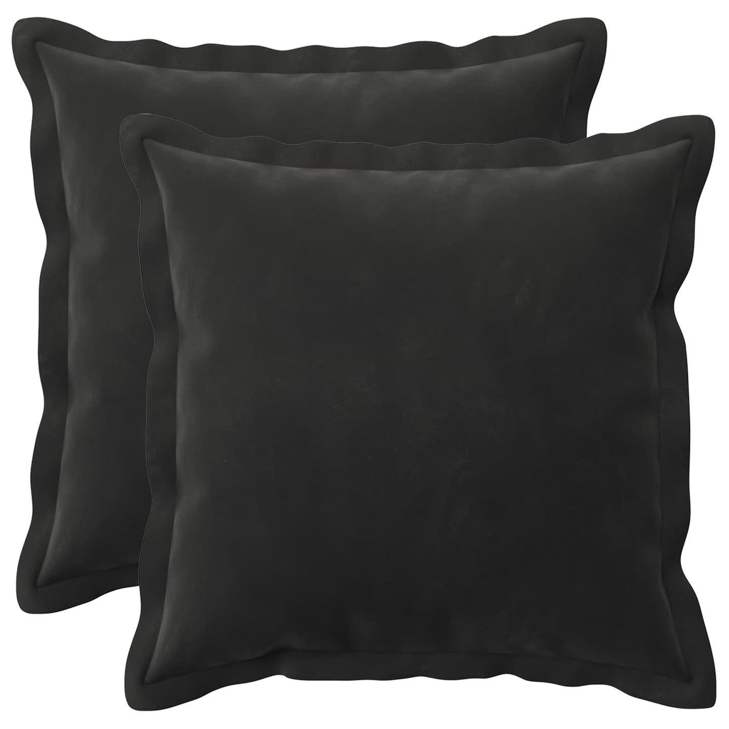 Cuscino con cuscino HOUTEN 2 pz Nero Velluto | homemem39