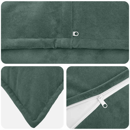Cuscino con cuscino HOUTEN 6 pz Blu mare Fleece in microfibra | homemem39