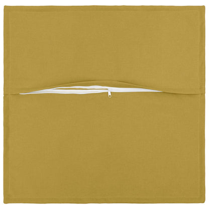 Cuscino 2 pz HOUTEN Verde chiaro 50 x 50 cm Lino