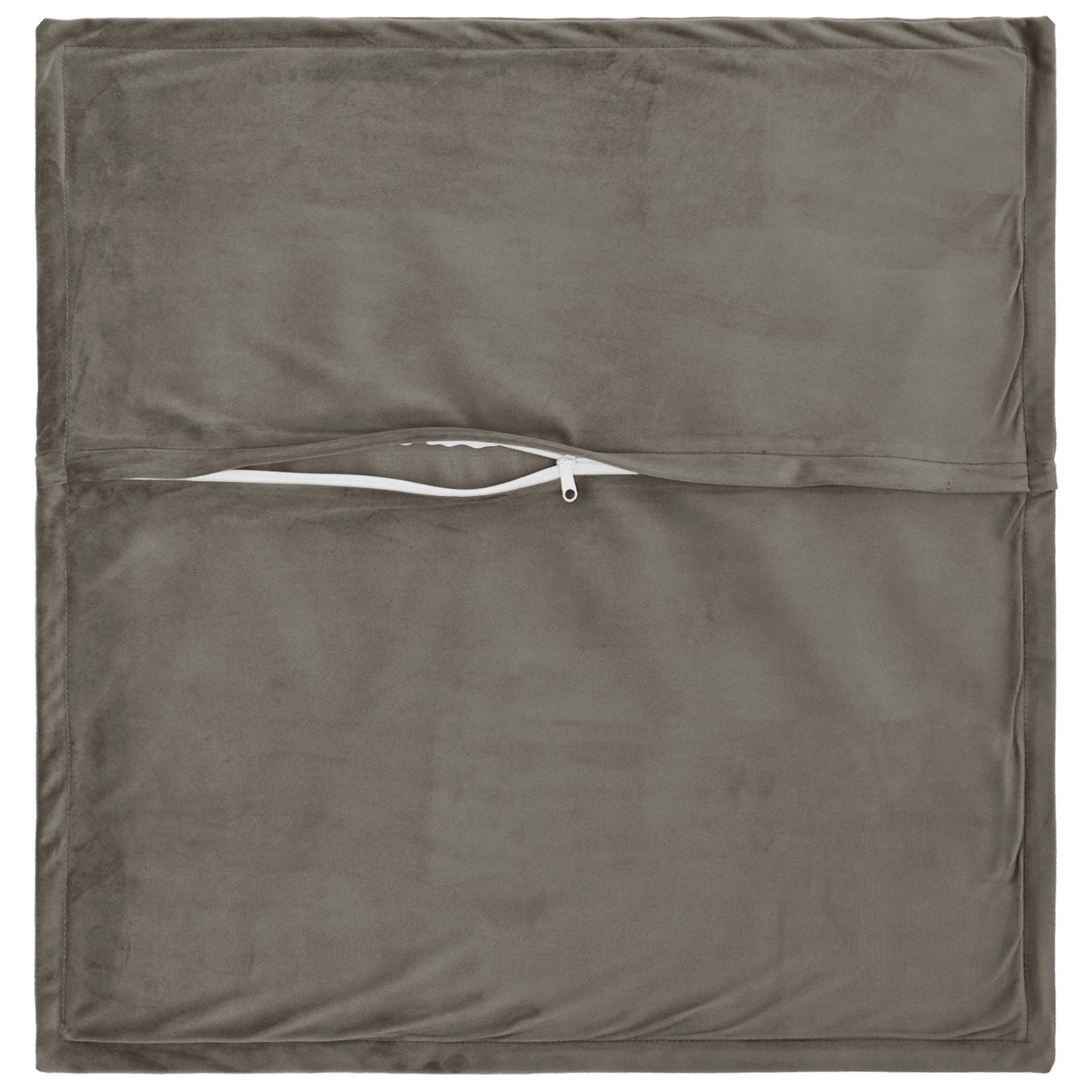 Cuscino con cuscino HOUTEN 12 pz Grigio Chiaro Velluto | homemem39