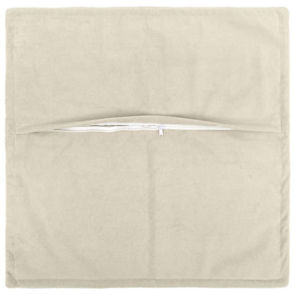 Cuscino 2 pz HOUTEN Crema 50 x 50 cm Fleece in microfibra