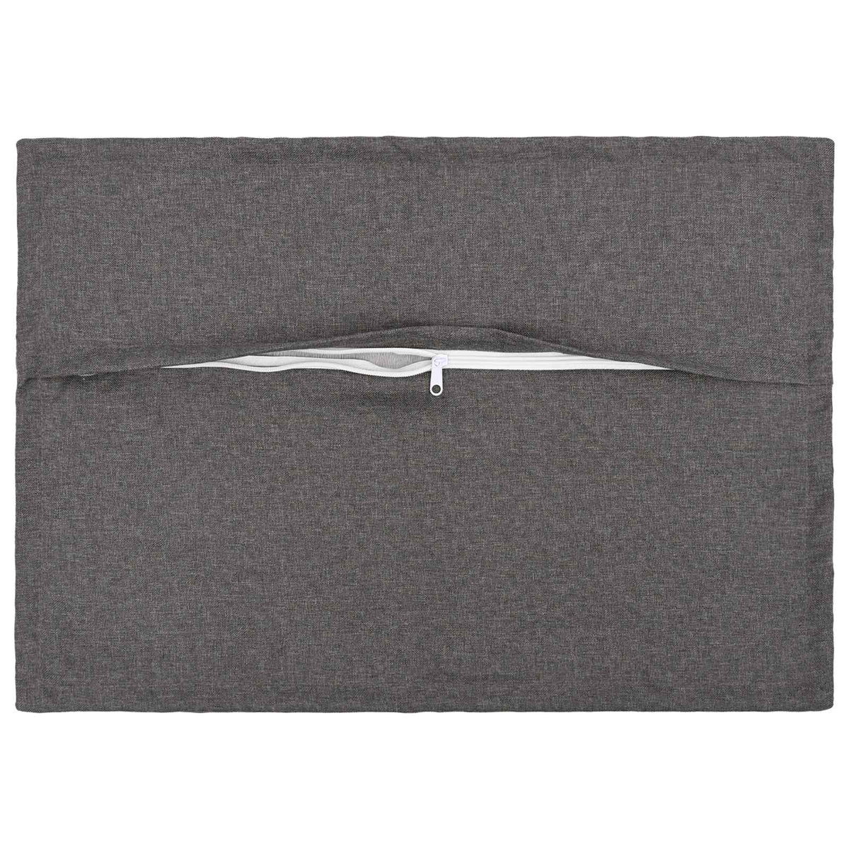 Cuscino 2 pz HOUTEN Grigio Chiaro 50 x 75 cm Lino
