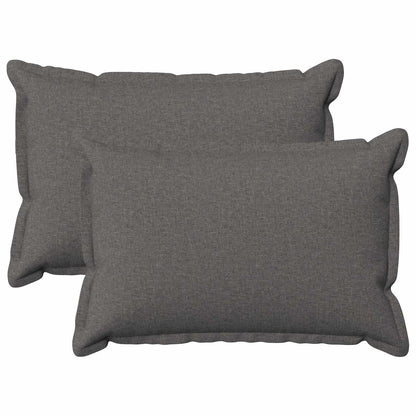 Cuscino 2 pz HOUTEN Grigio Chiaro 50 x 75 cm Lino