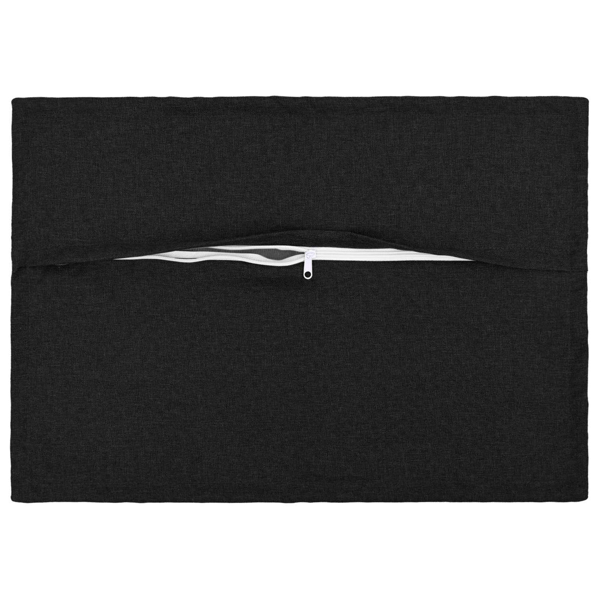 Cuscino con cuscino HOUTEN 2 pz Nero Lino