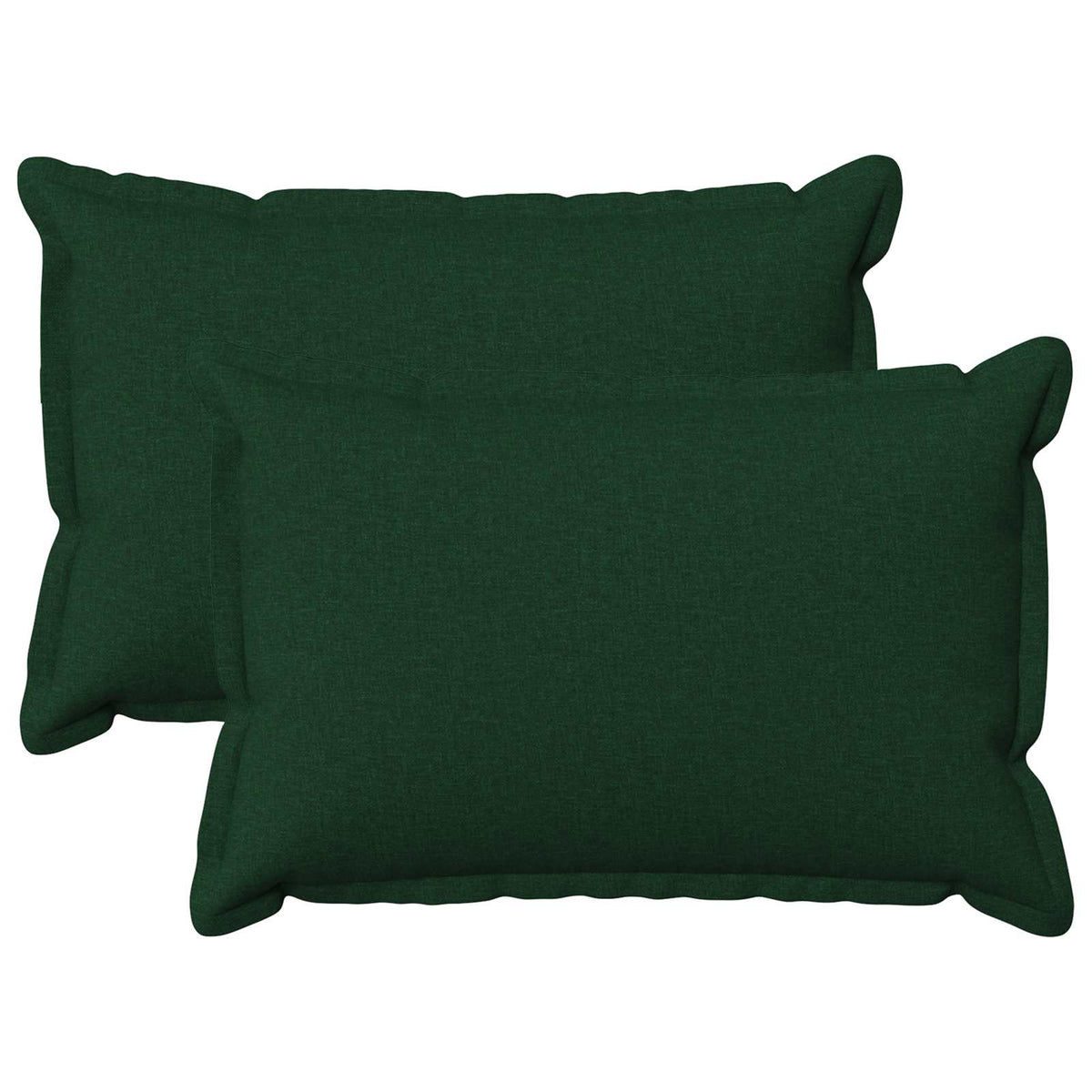 Cuscino con cuscino HOUTEN 2 pz Verde Scuro Lino | homemem39