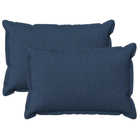 Cuscino con cuscino HOUTEN 2 pz Blu Lino