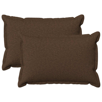 Cuscino con cuscino HOUTEN 2 pz Marrone Lino