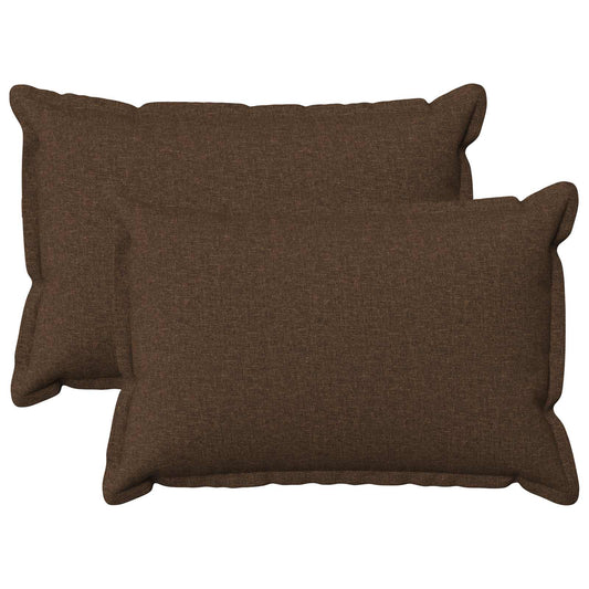 Cuscino con cuscino HOUTEN 2 pz Marrone Lino
