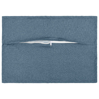 Cuscino 2 pz HOUTEN Blu jeans 50 x 75 cm Lino